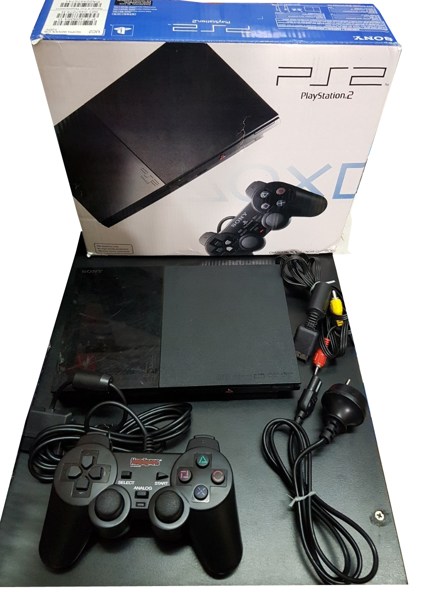 Consola Playstation 2 Slim Chipeada Lee Dvd + pes + mario – Museum Games